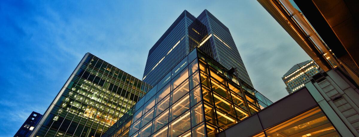 a low angle view of a building