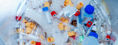 Collage of medical plastics