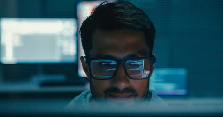 Internet User with glasses