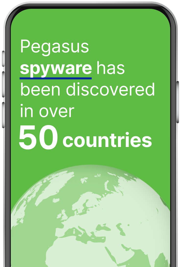 Pegasus Spyware in 50 countries