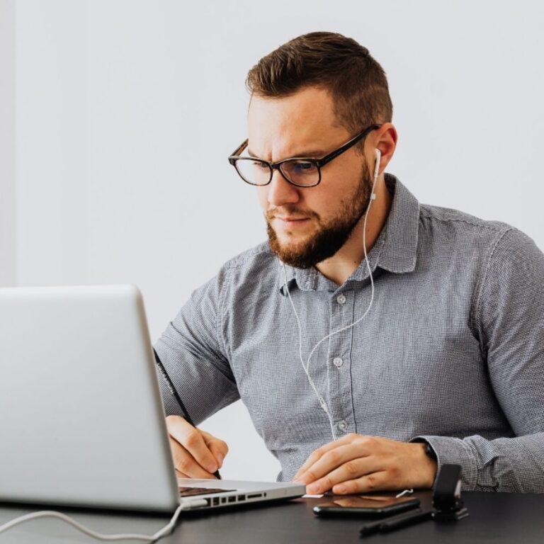 Thumbnail Image of person working on a laptop